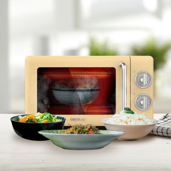 Microondas CECOTEC Proclean 20L 3110 retro amarillo M 4