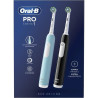 Cepillo de dientes eléctrico ORAL-B Pro 1 Duo Edition negro/turquesa 3