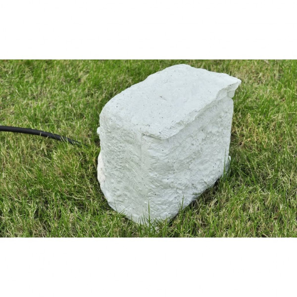 Unidade de jardim com 4 tomadas à prova de água resina branco M 5