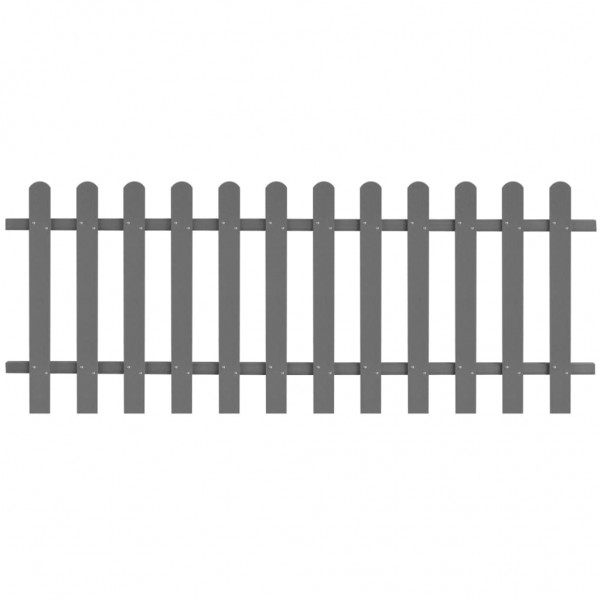 Valla de estacas de jardín de WPC 200x80 cm D