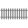 Valla de estacas de jardín de WPC 200x80 cm 1