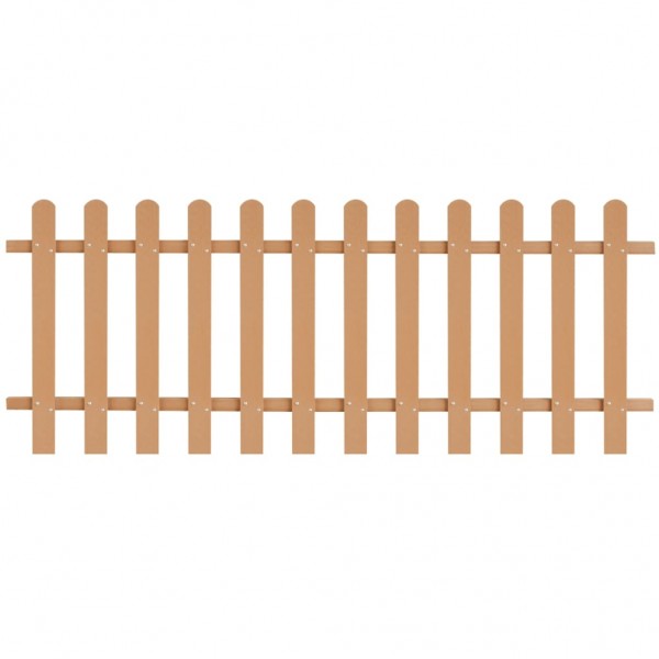 Valla de estacas de jardín de WPC 200x80 cm D