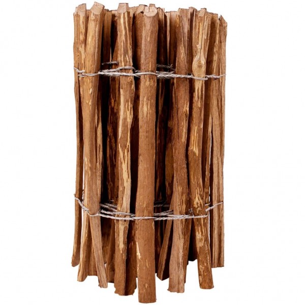 Valla de estacas madera de avellano 60x500 cm M 2