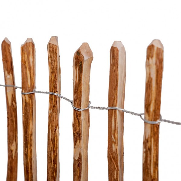 Valla de estacas madera de avellano 60x500 cm M 4