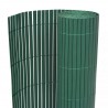 Cerca de jardim dupla face 90x300 cm PVC verde 1