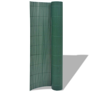 Cerca de jardim dupla face 90x300 cm PVC verde H