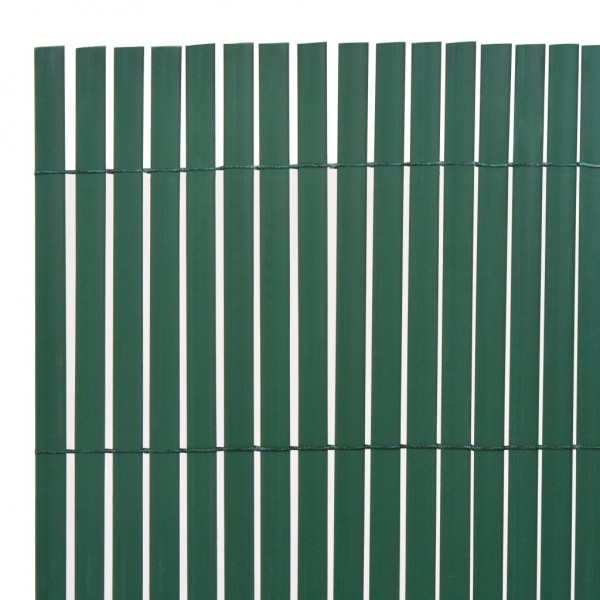 Cerca de jardim dupla face 90x300 cm PVC verde M 3