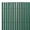 Valla de jardín de doble cara PVC verde 90x300 cm 3
