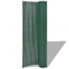 Cerca de jardim dupla face PVC 90x500 cm verde 2