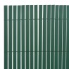 Cerca de jardim dupla face PVC 90x500 cm verde 3