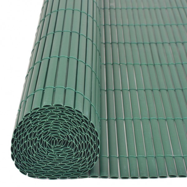 Cerca de jardim dupla face PVC 90x500 cm verde M 5