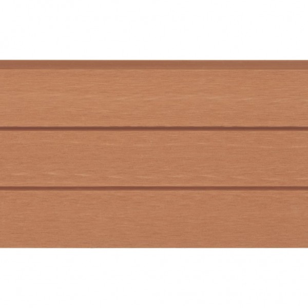 Placas de vedação de substituição 9 pcs em WPC 170 cm castanho M 3
