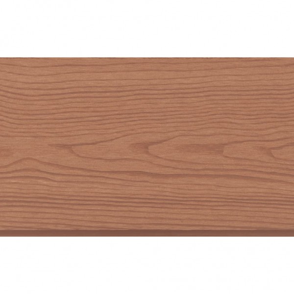 Placas de vedação de substituição 9 pcs em WPC 170 cm castanho M 4