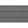 Tableros de valla de repuesto 9 uds WPC gris 170 cm 3