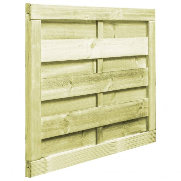 Puerta de jardín madera de pino impregnada verde 100x75 cm M 4