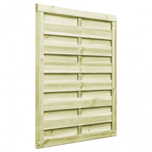 Puerta de valla madera de pino impregnada verde 100x125 cm M 4