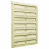 Puerta de valla madera de pino impregnada verde 100x125 cm 4