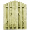 Puerta de jardín madera de pino impregnada 100x125 cm 1