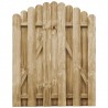 Puerta de jardín madera de pino impregnada 100x125 cm 2