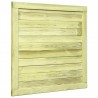 Puerta de valla de madera de pino impregnada 100x100 cm 4