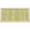 Portões de jardim 2 pcs 300x75 cm pinho impregnado 4