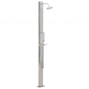 Ducha de exterior de acero inoxidable recta H