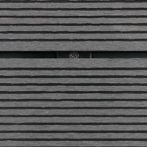 Plato de ducha de jardín WPC acero inoxidable gris 110x62 cm H