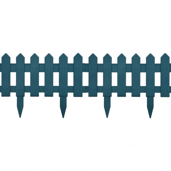 Bordas de relvado 25 pcs 10 m PP verde M 4