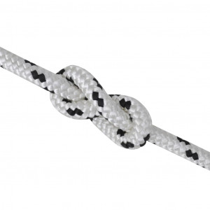 Rollo de cuerda de barco trenzada línea poliéster 6 mmx50 m H