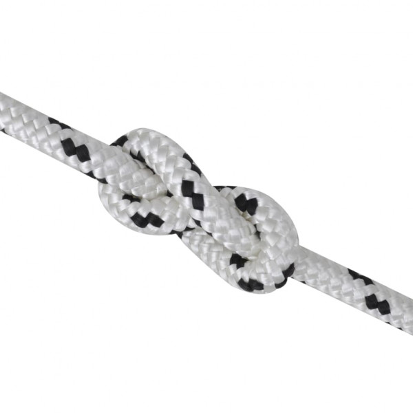 Rollo de cuerda de barco trenzada línea poliéster 6 mmx50 m M 2