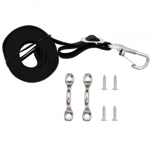 Alças superiores para bimini 2 pcs tecido e aço inoxidável H