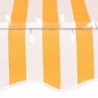 Toldo manual retráctil con LED blanco y naranja 300 cm 5