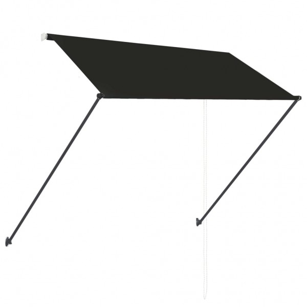 Toldo retrátil com LED 250x150 cm antracite M 4