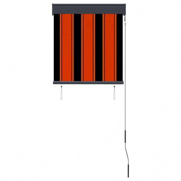 Estor enrollable de exterior naranja y marrón 60x250 cm M 4