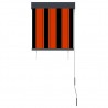 Estor enrollable de exterior naranja y marrón 60x250 cm 4