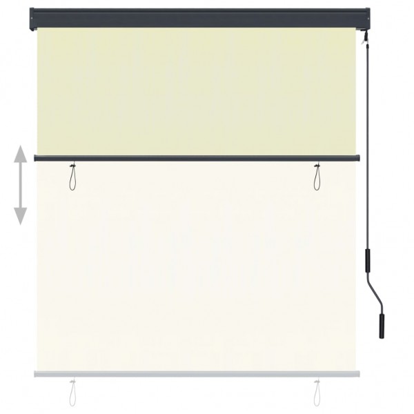 Estore de rolo para exterior 140x250 cm creme M 3