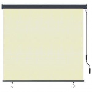 Estore de rolo para exterior 160x250 cm creme H