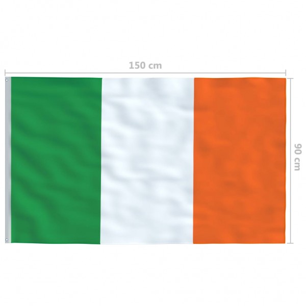 Bandeira da Irlanda 90x150 cm M 5
