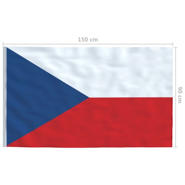 Bandera de República Checa 90x150 cm M 5