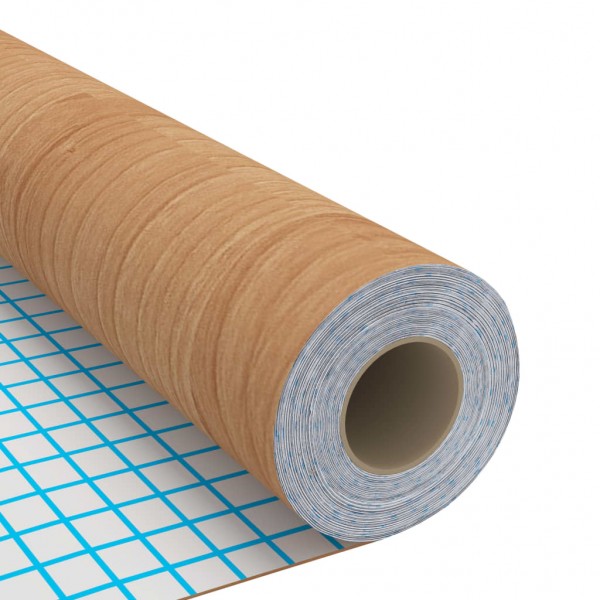 Autocolante para móveis 500x90 cm PVC cor carvalho japonês M 4