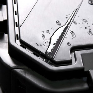 Compostador de jardín negro 68.9x68.9x83.9 cm 360 L H