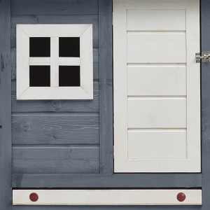 Galinheiro 170x81x110 cm madeira pinho e abeto maciças cinzento H