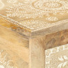 Mesa de cabeceira pintada à mão 40x30x60 cm mangueira maciça 2