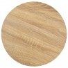 Mesa bistrô 40 cm MDF castanho-claro 2