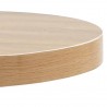 Mesa bistrô 40 cm MDF castanho-claro 4