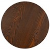 Mesa de bistró MDF marrón oscuro 40 cm 2