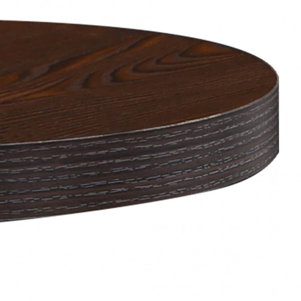 Mesa bistrô 40 cm MDF castanho-escuro M 3