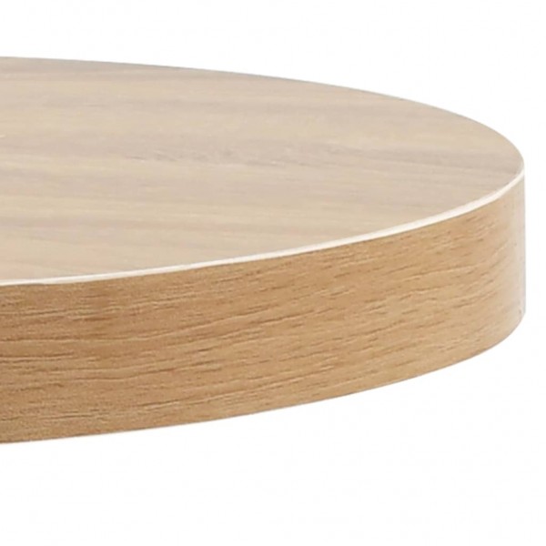 Mesa bistrô 60 cm MDF castanho-claro M 4