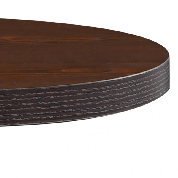 Mesa de bistró MDF marrón oscuro 60 cm M 3