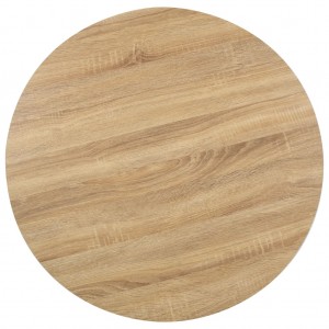 Mesa de bistró MDF marrón claro 80 cm H